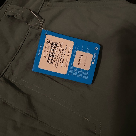Columbia Men's Cargo Convertible Pants in Slate Blue - Picture 4 of 5